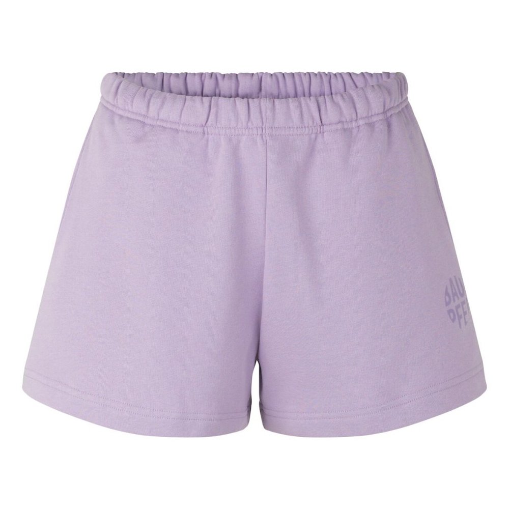 BAUM UND PFERDGARTEN Josann Organic Cotton Fleece Shorts in Lavender Size Small
